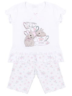 Пижама хлопковая принтом La Perla