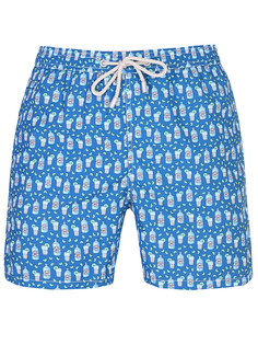 Шорты плавательные с принтом MC2 Saint Barth