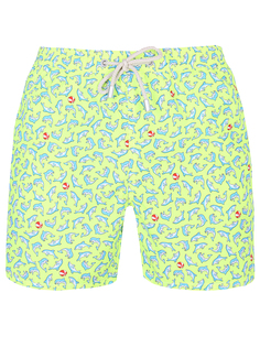 Шорты плавательные с принтом MC2 Saint Barth