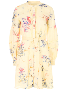 Платье льняное с принтом 120% Lino