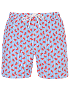 Шорты плавательные с принтом MC2 Saint Barth