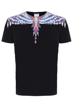 Футболка хлопковая с принтом Marcelo Burlon