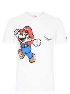 Футболка хлопковая с принтом MC2 Saint Barth