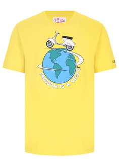 Футболка хлопковая с принтом MC2 Saint Barth