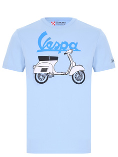 Футболка хлопковая с принтом MC2 Saint Barth