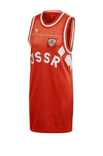 Платье Tank Dress Rus Scarlet adidas