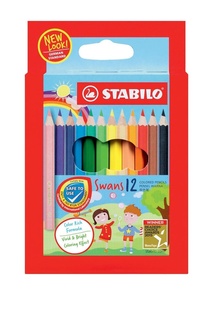 Цветные карандаши укороченные Stabilo