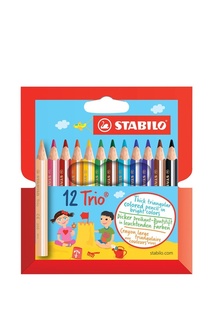 Цветные карандаши укороченные Stabilo