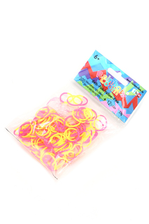 Резинки Силикон Yellow/Pink RAINBOW LOOM