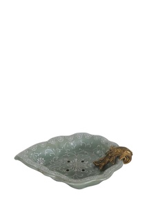 Мыльница листок 19x15x5 ГЛАСАР