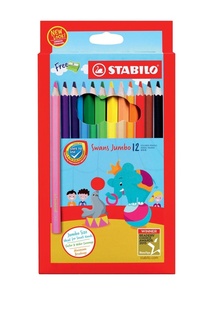 Цветные карандаши утолщённые Stabilo