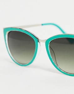 Мятно-зеленые круглые солнцезащитные очки AJ Morgan-Зеленый цвет