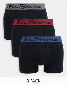 Набор из 3 боксеров-брифов Ben Sherman-Черный цвет