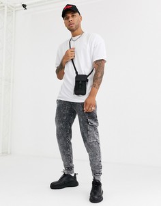 Белая удлиненная oversized-футболка из органического хлопка с круглым вырезом ASOS DESIGN-Белый