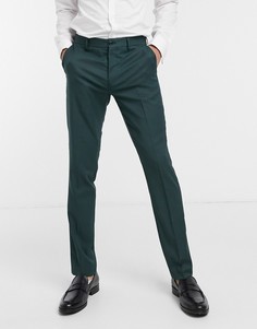 Зеленые узкие брюки Jack & Jones Premium-Зеленый