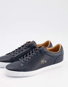 Темно-синие кроссовки Lacoste Lerond-Черный цвет