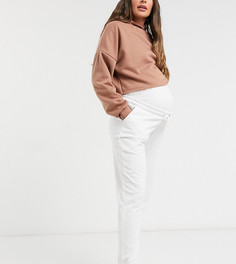 Белые джоггеры в стиле 90-х Missguided Maternity-Белый