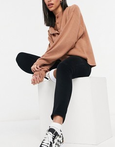 Черные вельветовые джинсы Topshop Jamie-Черный цвет