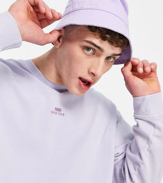 Oversized-свитшот выбеленного сиреневого цвета с логотипом Puma – эксклюзивно для ASOS-Фиолетовый цвет