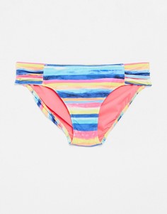 Трусы бикини в полоску Seafolly-Многоцветный