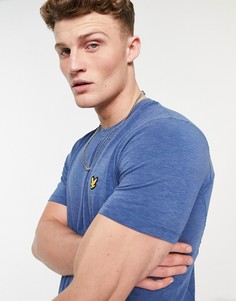 Синяя футболка Lyle & Scott Sport-Голубой