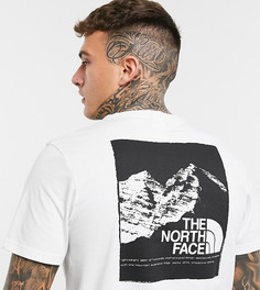 Белая футболка с графическим принтом The North Face Mountain – эксклюзивно для ASOS-Белый