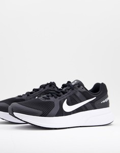 Черно-белые кроссовки Nike Running Quest 2-Черный цвет
