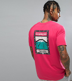 Ярко-розовая футболка с принтом на спине The North Face эксклюзивно для ASOS-Розовый