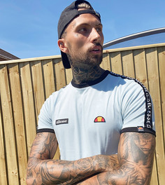 Бледно-голубая футболка ellesse Fede – эксклюзивно для ASOS-Голубой