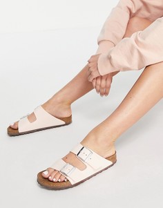 Сандалии на плоской подошве из экологичных материалов светло-розового цвета Birkenstock Arizona-Розовый цвет