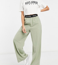 Свободные брюки в стиле 90-х с эластичным поясом Reclaimed Vintage Inspired-Зеленый цвет
