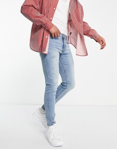 Синие джинсы скинни New Look-Голубой