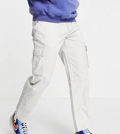 Серые брюки карго классического кроя из ткани рипстоп New Look-Серый