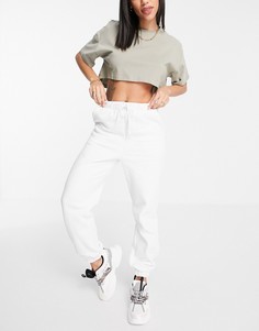 Белые oversized-джоггеры ASOS DESIGN-Белый