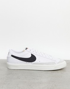 Черно-белые кроссовки Nike Blazer Low 77 VNTG-Белый