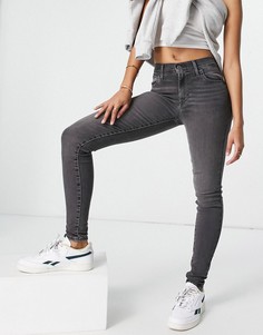 Серые супероблегающие джинсы с высокой посадкой Levis 720-Серый Levis®