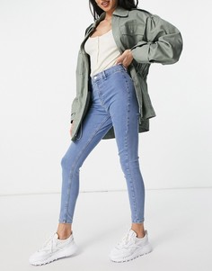 Выбеленные джинсы Topshop Joni-Голубой