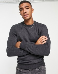 Темно-серый облегающий свитшот Burton Menswear