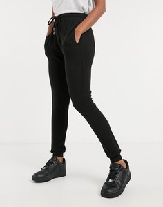 Черные узкие джоггеры из супермягкой ткани ASOS DESIGN-Черный