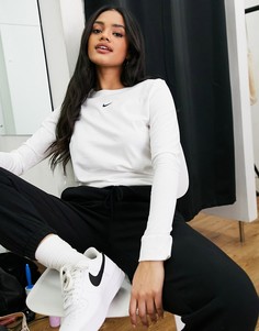 Белый лонгслив Nike MOVE TO ZERO Essential