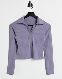 Футболка-поло ASOS 4505-Фиолетовый цвет