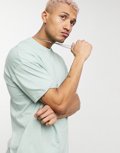 Зеленая oversized-футболка из органического хлопка ASOS DESIGN-Зеленый цвет