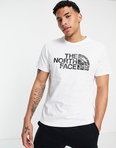 Белая футболка The North Face-Белый