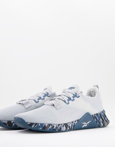 Сине-белые многоцветные кроссовки Reebok Training Flashfilm Train 2.0-Белый