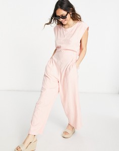 Свободный комбинезон цвета грейпфрута Free People Heat Wave-Розовый цвет