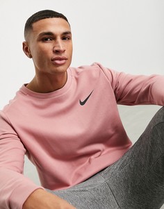 Розовый свитшот с круглым вырезом Nike Training-Розовый цвет