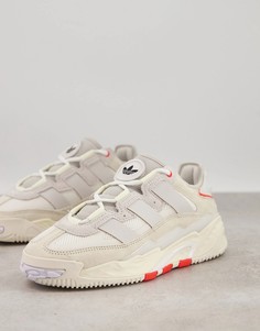 Серые кроссовки adidas Originals Niteball-Серый