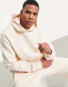 Худи премиум-класса цвета экрю adidas Originals x Pharrell Williams-Белый