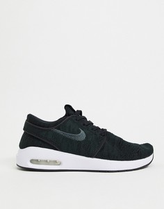 Кроссовки черного и белого цветов Nike SB Air Max Janoski 2-Черный