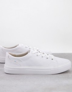Белые кожаные кроссовки TOMS Alex-Белый